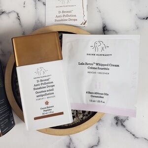 Drunk Elephant D-Bronzi Sunshine Bronzing Drops + Lala Retro Whipped Moisturizer